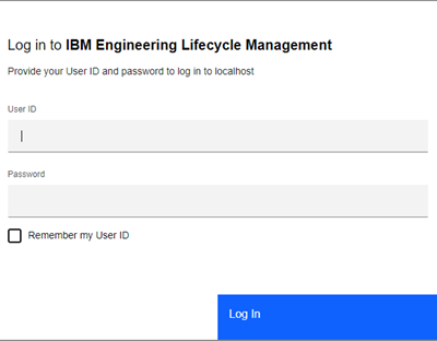 You have to enter your User ID and password